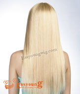 Lady's blonde wigs long hair product Synthetic hair wigs 6226