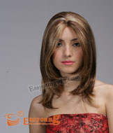 Lady's highlight color Lace front wig LF005