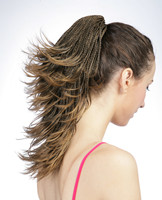 Curly long braids drawstring ponytail hair product 168
