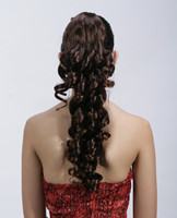 Indian women's london curly clip in hair pieces  0702