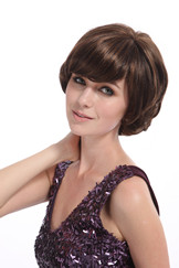 Synthetic short hair style wig for Mum YS-9090