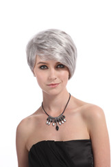 Fashion White blonde short wig for women YS-9085