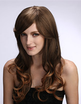 Heat resistant fiber long curly hair style wigs YS-9038