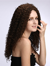 Long curly hair style wigs for African Americans 9480