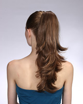 Light brown curly ponytail hair pieces  YS-8051