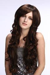 Wholesale long curly synthetic hair wigs YS-9044