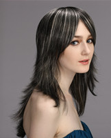 Lady's synthetic wigs at a good price 8745A