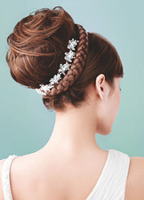 Pretty girls hair plait braid head band