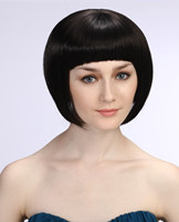 Ladies short synthetic hair wigs  YS-9008
