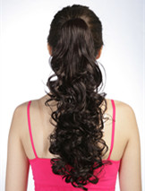 Good quality synthetic claw clip in ponytails hair 818L