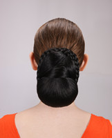 synthetic hair bun bride's hair chignon hairpieces 12001M