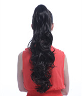 Claw clip ponytail synthetic hairpieces YS-8052A
