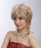 wholesale blonde synthetic curly hair wigs E1003
