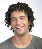 Dreadlocks braids hair wig for black men 0001