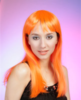 lady cheap heat resistant synthetic wigs P892