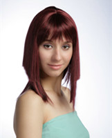 Synthetic red hair wigs suppliers 6363