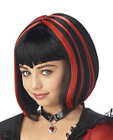 Red color devil wigs for Children YS-6020