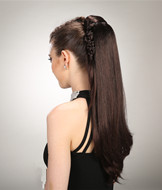Fake hair drawstring ponytails hair extension YS-8150