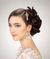 Wedding hair products, synthetic hair piece YS-5003