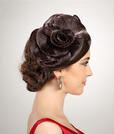 Rose hair bun, wigs hair piece YS-5009