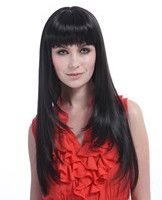 24 Long straight lady's hair style wigs YS-9080