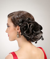 Bride accessories hairpieces,fake hair product YS-5007