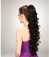 synthetic hair deep wave ponytail hairpieces YS-8175