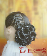 Ladies hair accessories updo hairpieces YS-5055