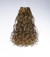 Yaki curly heat resistant fiber hair weave 17
