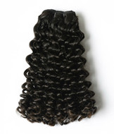 Natural black afro curly hair weave