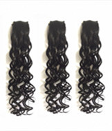 Hand Made Curly Hair Extension Sets AM-22